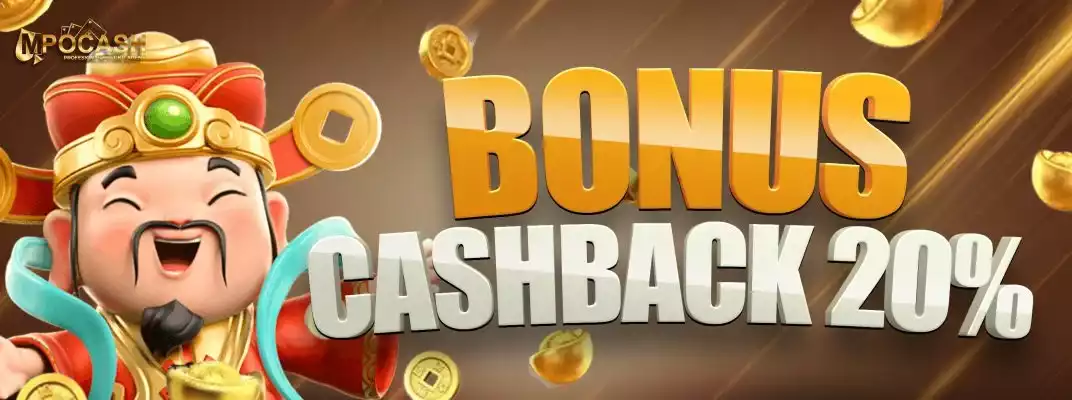 CASHBACK 20 ( KHUSUS GAME SLOT / LANGSUNG CLAIM )