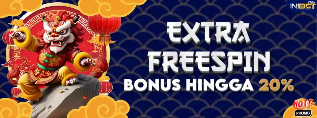 Extra Bonus Freespin Sebesar 20% di Inibet