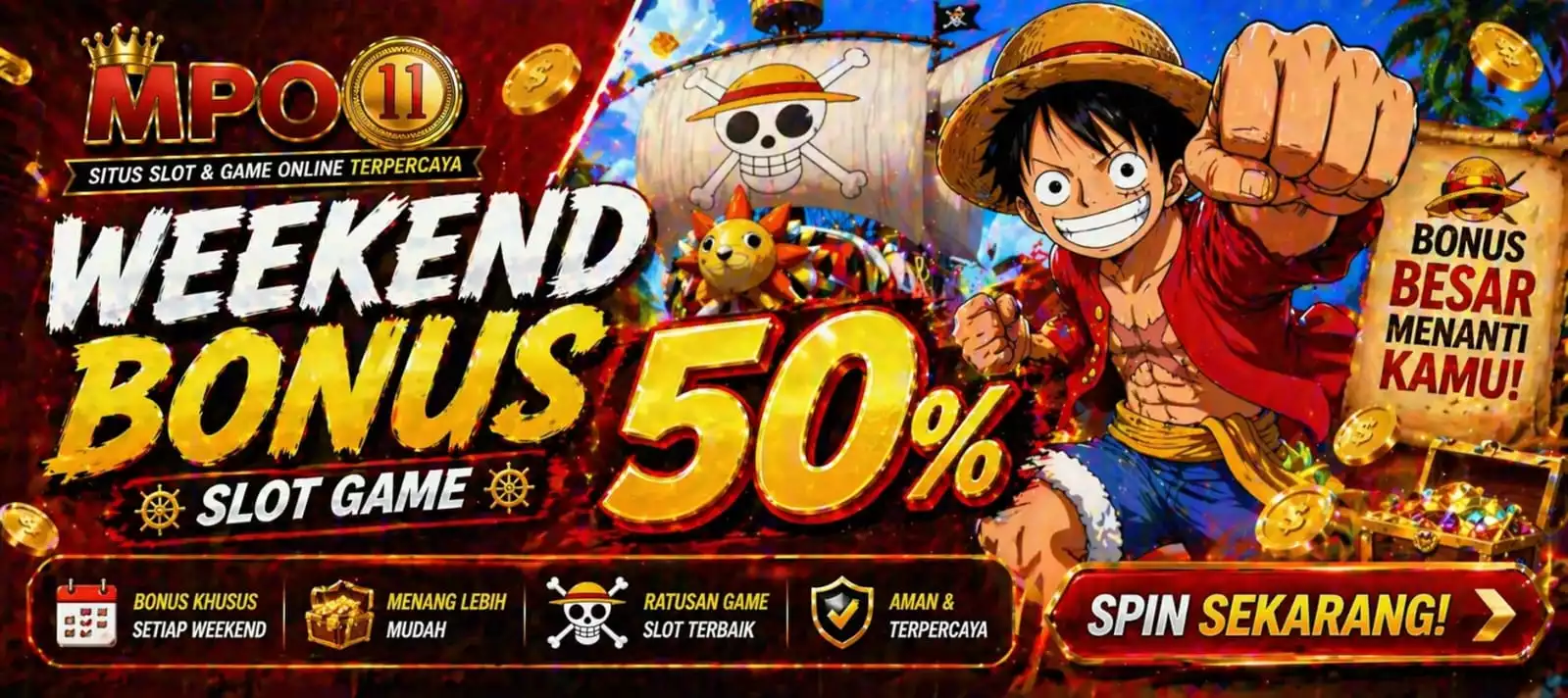 Bonus Deposit Mingguan Slot Game 50%