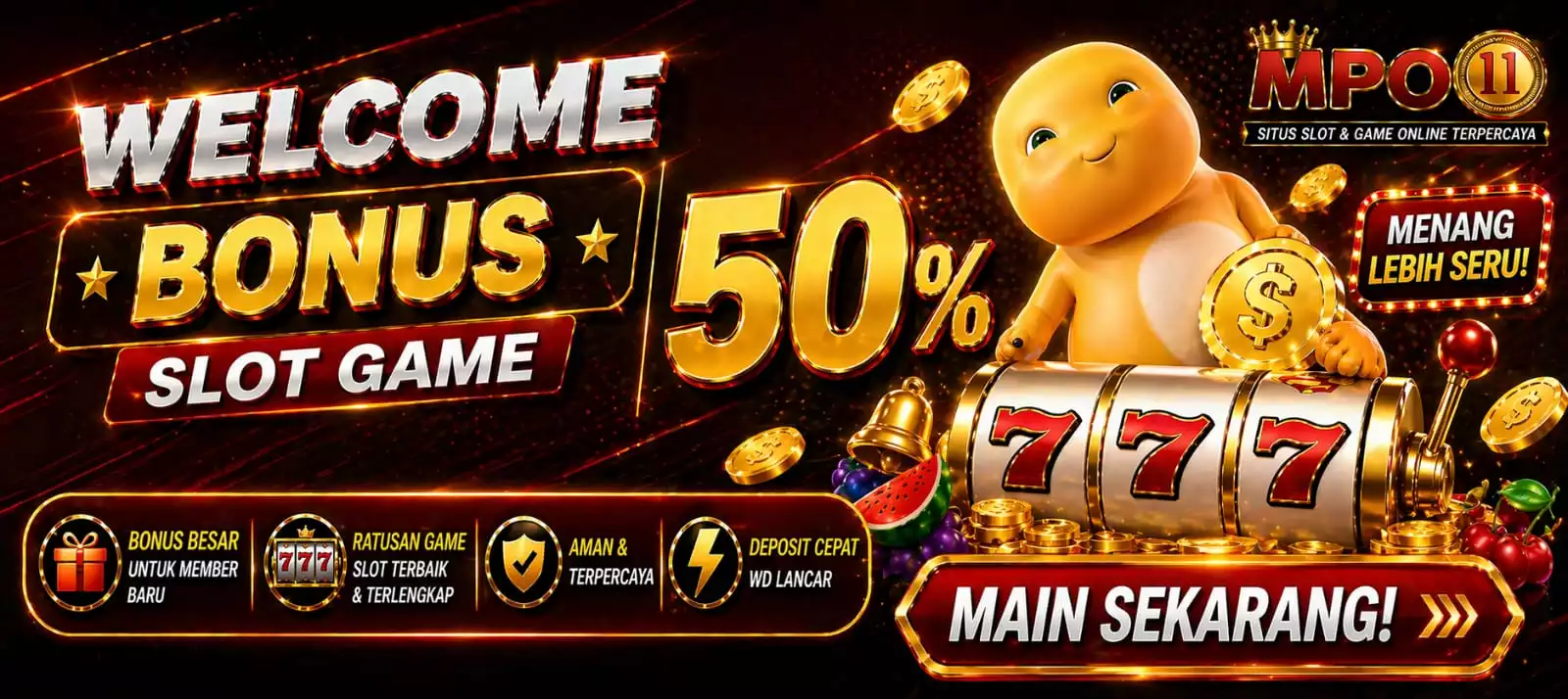 Promo Bonus New Member Slot Game 50%