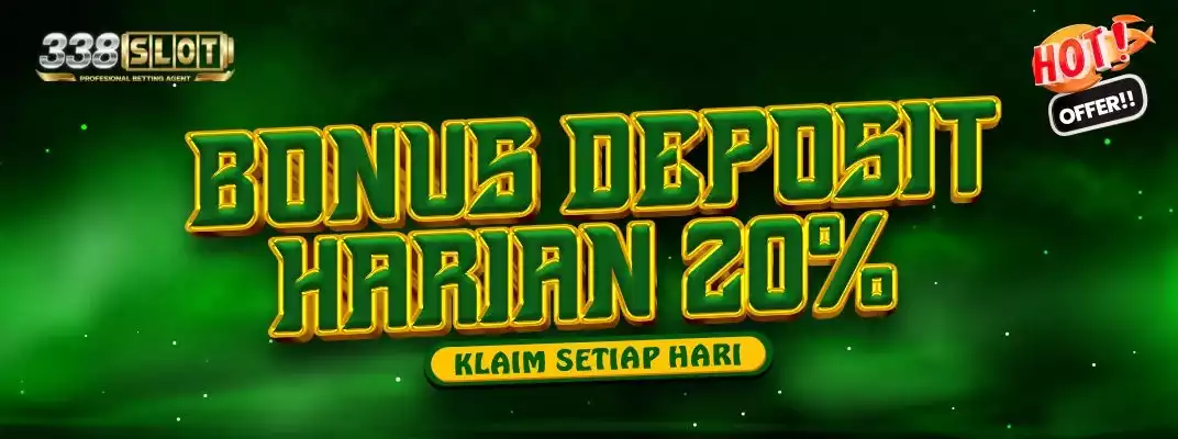 Bonus Harian Deposit 5 % 