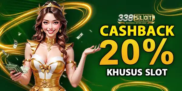 BONUS CASHBACK 20% ALL SLOTS GAMES
