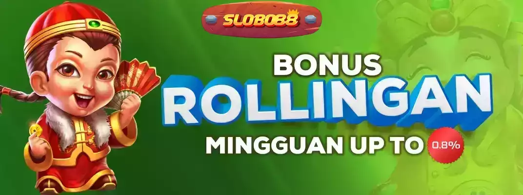 BONUS ROLINGAN judi slot online  1% 