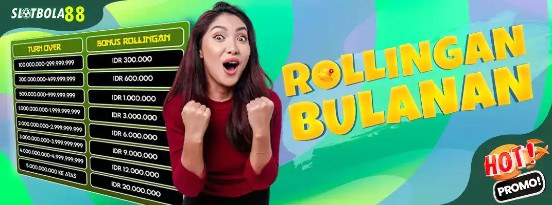 Bonus Rollingan Bulanan di Slotbola88