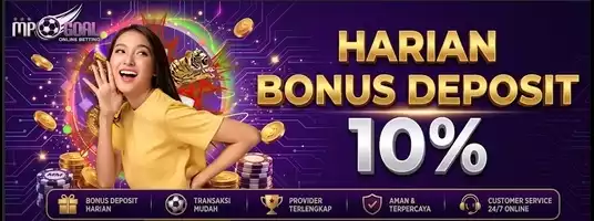 BONUS DEPOSIT HARIAN 10%