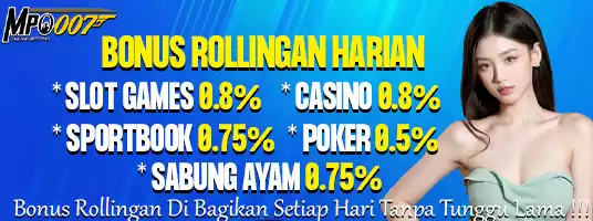 PROMO BONUS ROLLINGAN UNTUK SEMUA PERMAINAN!