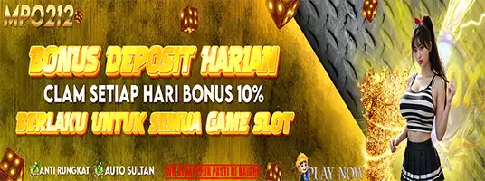 Bonus Deposit Harian 10%