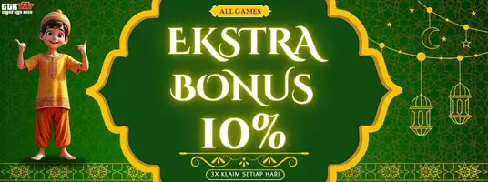 Bonus 10% Setiap Hari 3 X Klaim  ( Semua Games * )