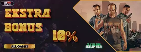 Bonus 10% Setiap Hari 3 X Klaim  ( Semua Games * )