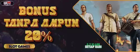 BONUS 20% Tanpa AMPUN SETIAP HARI ( Maksimal 5 KALI KLAIM per hari  )