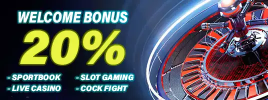 WELCOME BONUS 20%