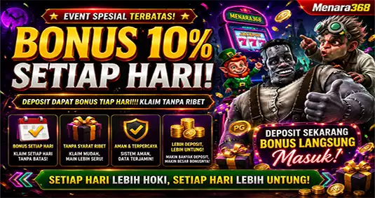 Bonus Deposit Harian 10%