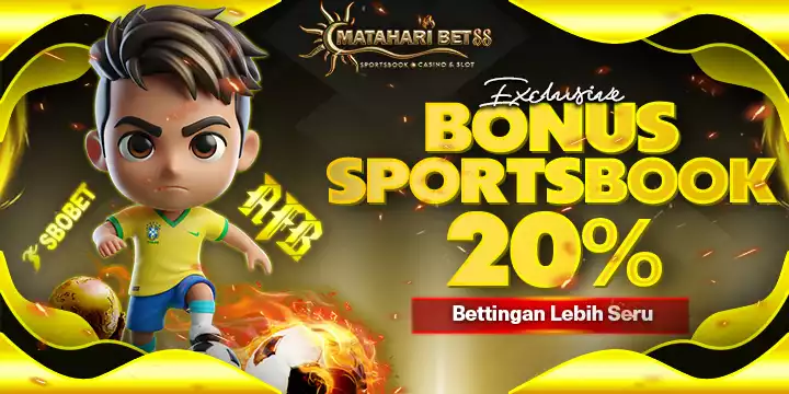 Bonus New Member 20% Sportbook