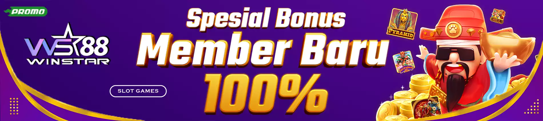 BONUS 100% GAMES SLOT ONLINE