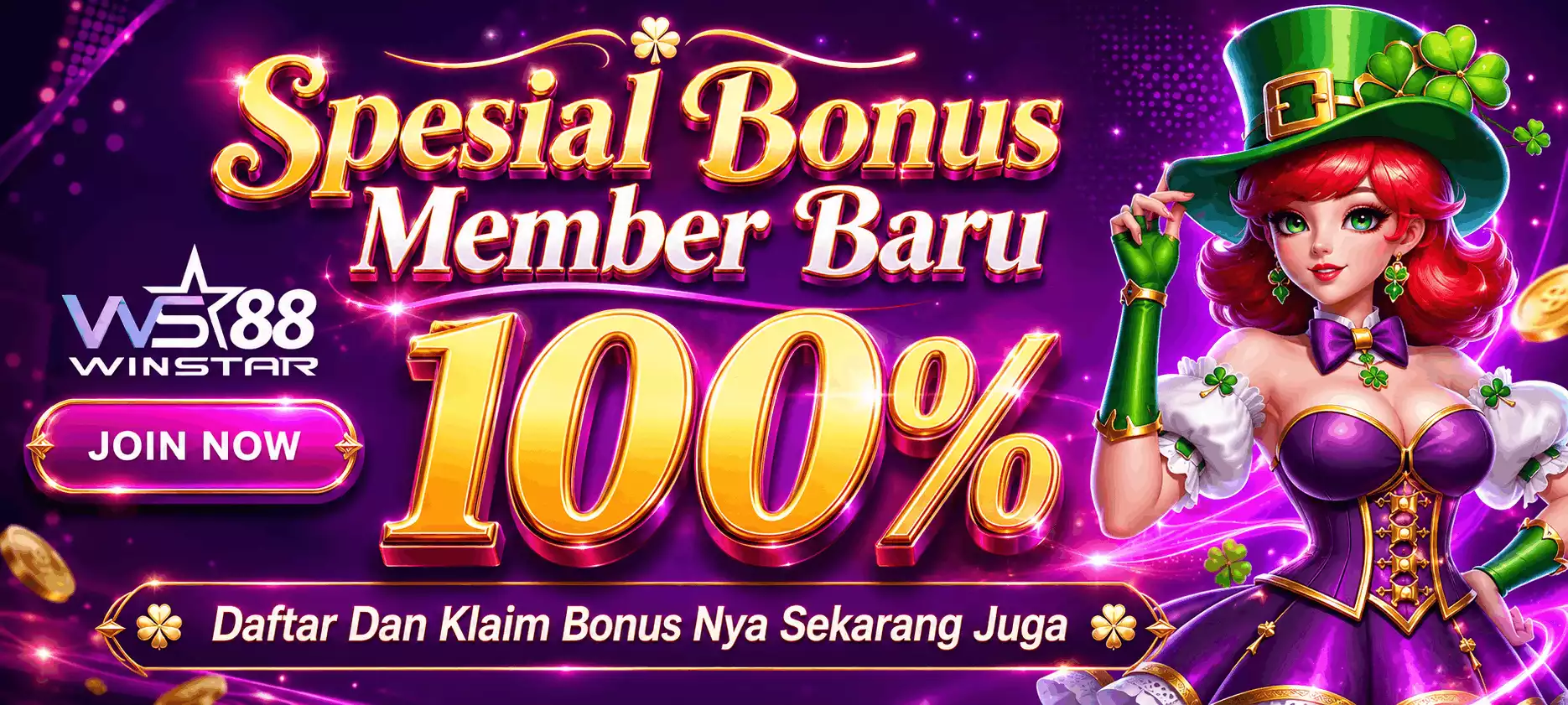 BONUS 100% GAMES SLOT ONLINE