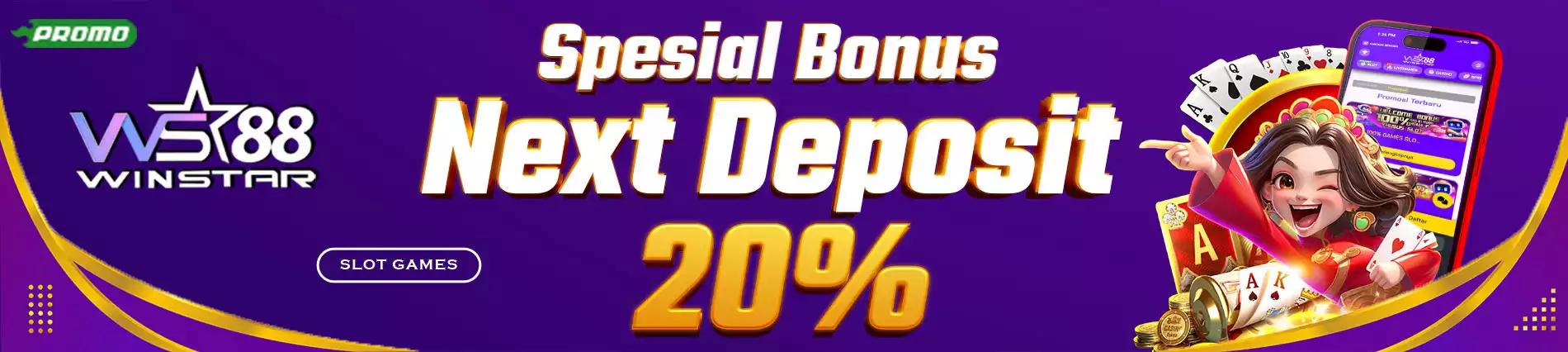 BONUS DEPOSIT SETIAP HARI 10% SLOT,5% SPORTBOOK DAN CASINO 