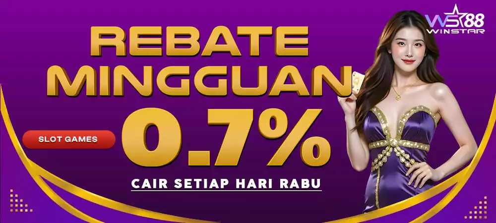 BONUS REBATE UNTUK SEMUA PERMAINAN!
