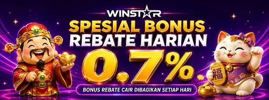 BONUS REBATE UNTUK SEMUA PERMAINAN!