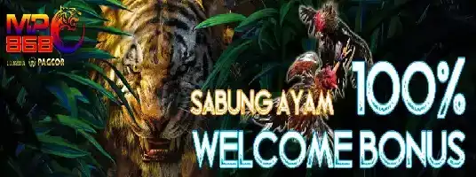 WELCOME BONUS 100% SABUNG AYAM