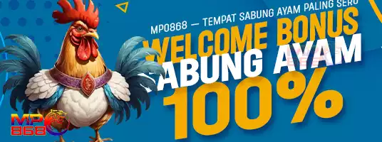 WELCOME BONUS 100% SABUNG AYAM