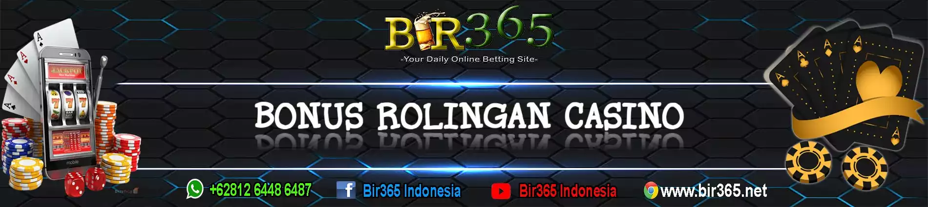 Bonus Rollingan Live Casino 0.7%