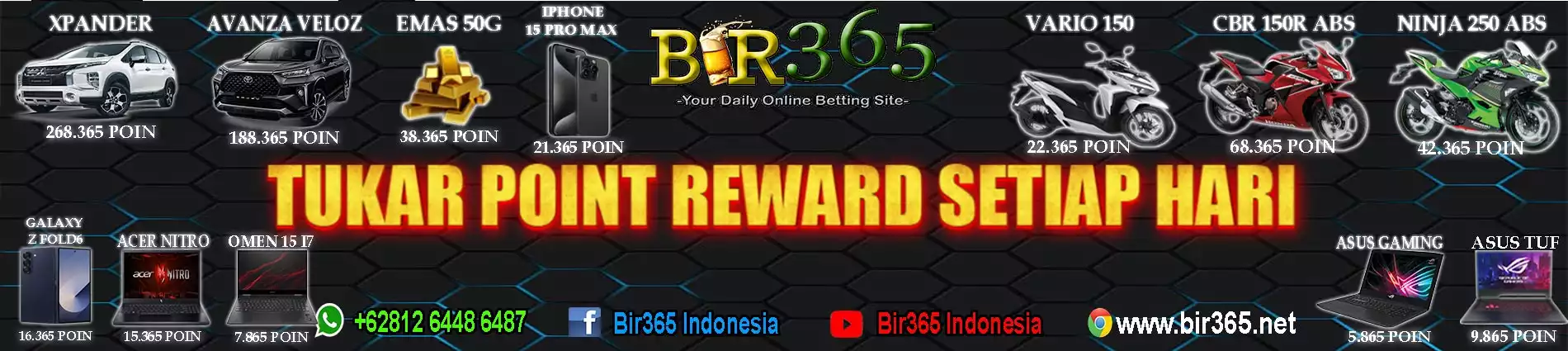 POIN REWARD BIR365 