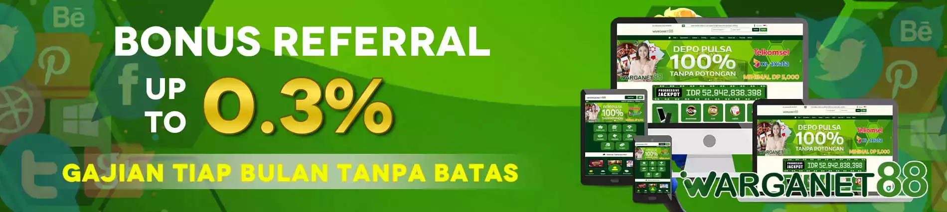 BONUS REFERRAL 03% PENGHASILAN PASIF SEUMUR HIDUP