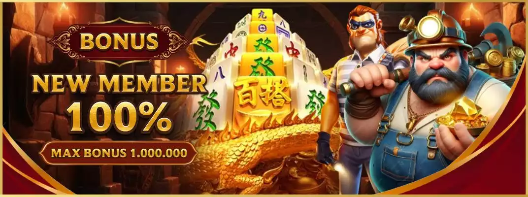 Bonus New Member 10 - 100%