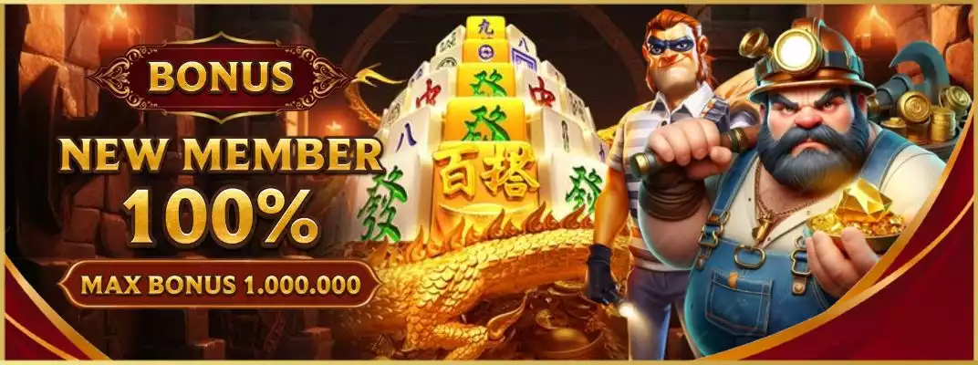 Bonus New Member 10 - 100%