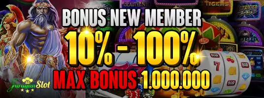 Promo Bonus New Member 10 - 100%