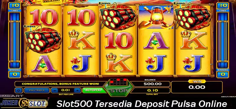 Slot500 Tersedia Deposit Pulsa Online