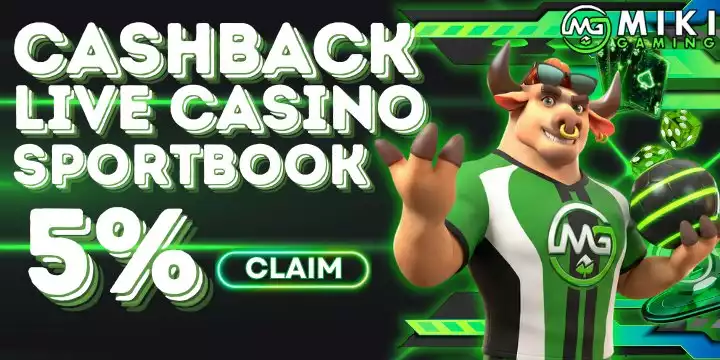 Bonus Cashback Mingguan Mikigaming