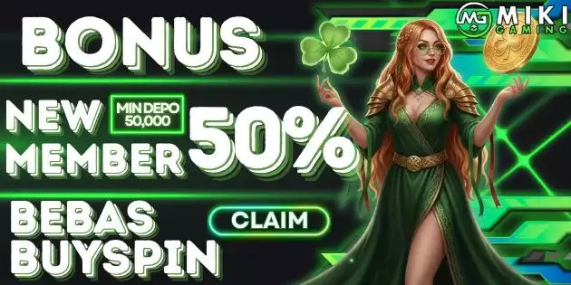 Bonus New Member Slot 50%