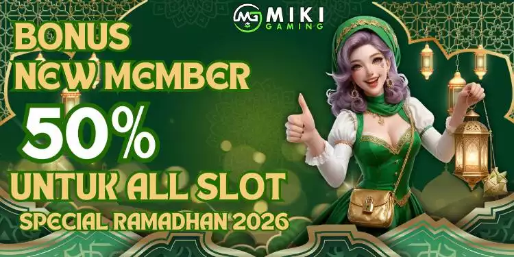 Bonus New Member Slot 50%