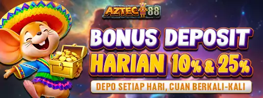 Bonus Deposit Harian Slot 10%