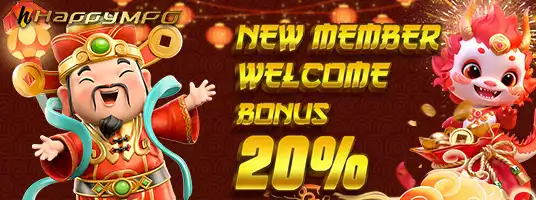 Welcome Bonus New Member 20%