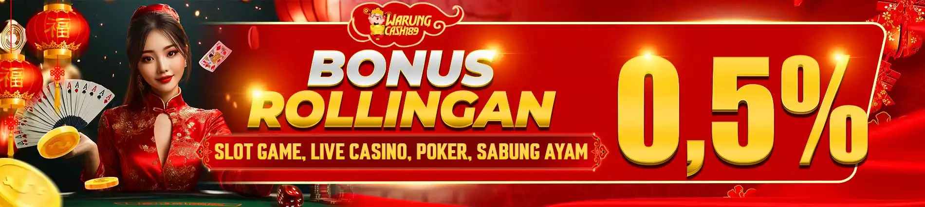BONUS ROLLINGAN MINGGUAN