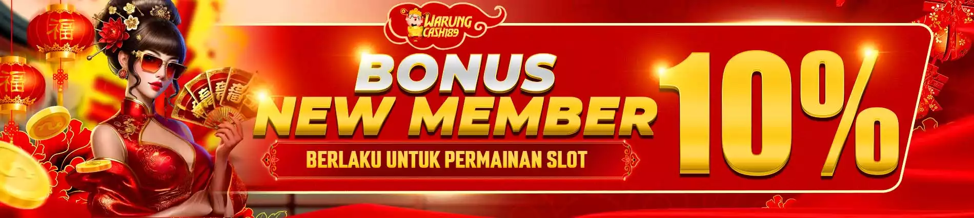EVENT NEW MEMBER 10% WARUNGCASH!!!