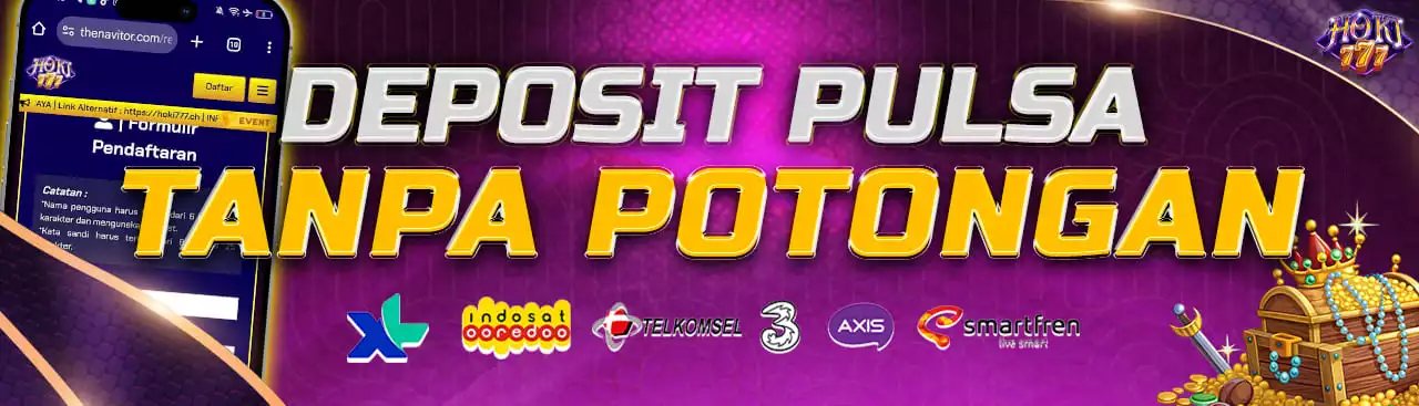 PROMO DEPOSIT  PULSA TANPA POTONGAN