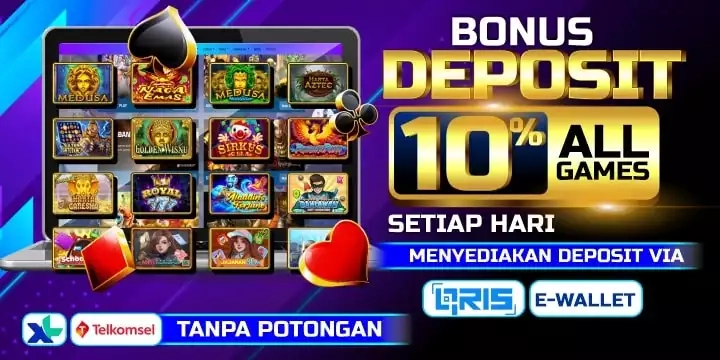 BONUS DEPOSIT SETIAP HARI 10%