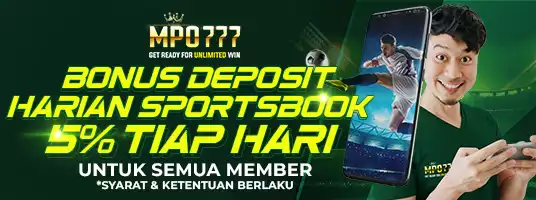 Bonus Deposit Harian 5% Sportbooks
