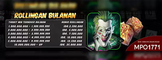 Bonus Rollingan Bulanan MPO1771